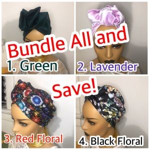 *Bundle Listing* Satin Turban Caps *Yes Available